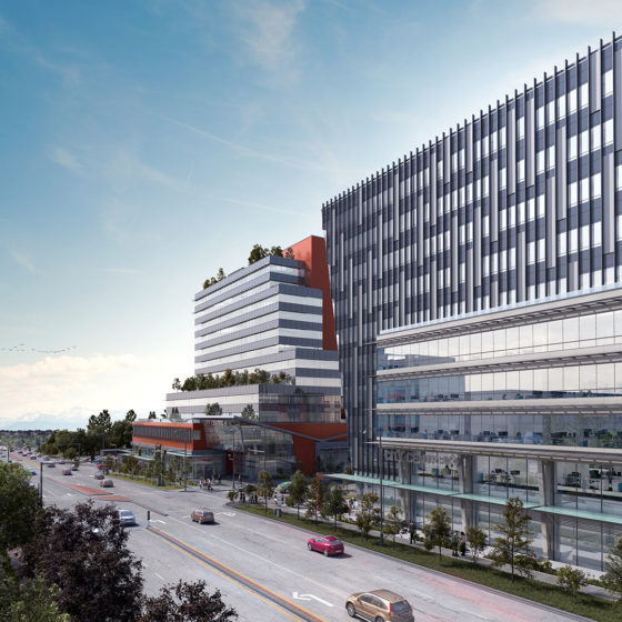 City Centre 1 and City Centre 3 wide angle rendering