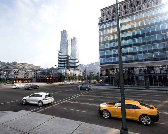 hyper realistic exterior rendering