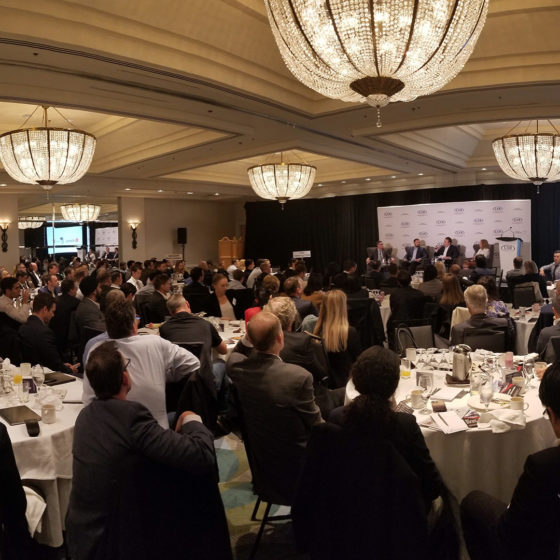 Panelists discussing Future of Building Industry at UDI Breakfast Seminar Sponsored by Stambol Studios